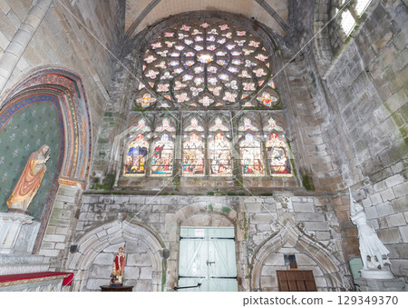 Saint-pol-de-Leon cathedral, brittany, france Saint-pol-de-Leon cathedral, brittany, france 129349370