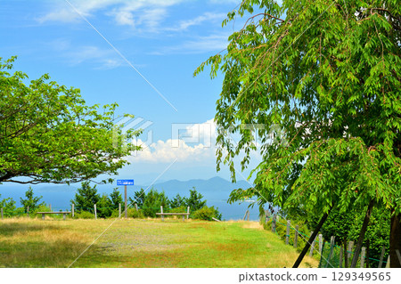 Mount Hiei and Lake Biwa Mount Hiei and Lake Biwa 129349565