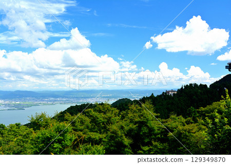 Mount Hiei and Lake Biwa Mount Hiei and Lake Biwa 129349870