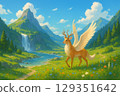 Fantastic illustration 129351642