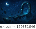 Fantastic illustration 129351646