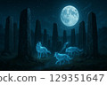 Fantastic illustration 129351647