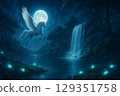 Fantastic illustration 129351758