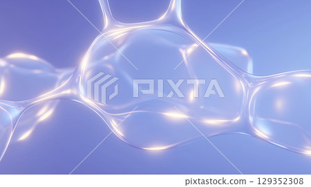 abstract background with blue circles 129352308