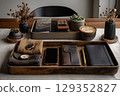 Minimal workspace tools arranged for efficient use 129352827
