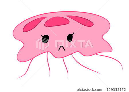 Colorful jellyfish Colorful jellyfish 129353152