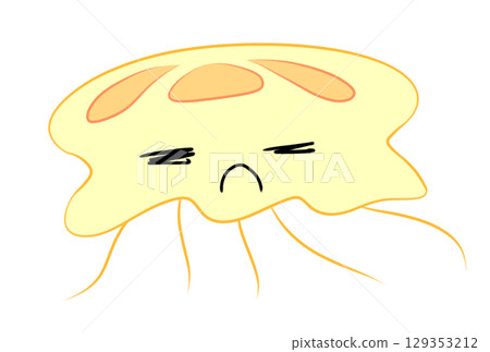 Colorful jellyfish 129353212