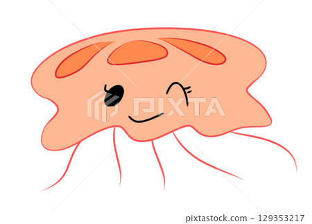 Colorful jellyfish Colorful jellyfish 129353217