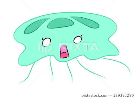 Colorful jellyfish Colorful jellyfish 129353280