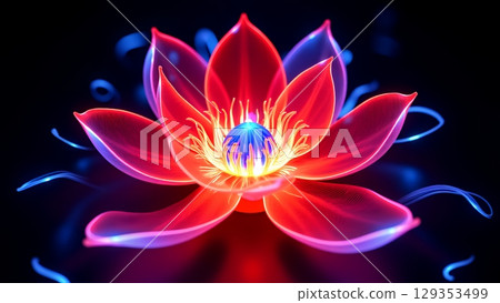 Fantastic Light Lotus Digital Art Floral Design Fantastic Light Lotus Digital Art Floral Design 129353499