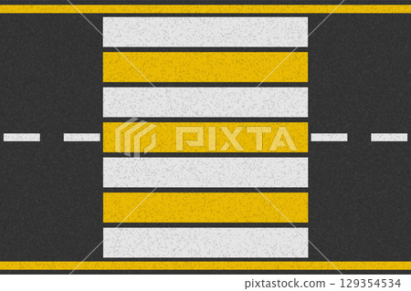 asphalt road for transport with markings vector illustration 129354534