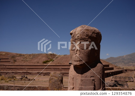 蒂亞瓦納科遺址,石像2 蒂亞瓦納科遺址,石像2 129354876