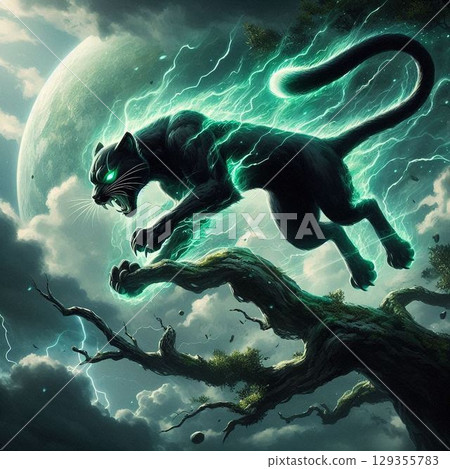 Mysterious Black Panther 129355783