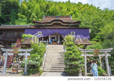 Chikubushima Hogonji Temple National Treasure Main Hall 129356726