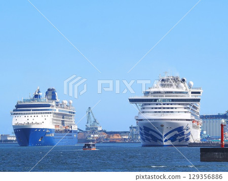 Shizuoka Prefecture Diamond Princess and Celebrity Millennium August Shizuoka Prefecture Diamond Princess and Celebrity Millennium August 129356886