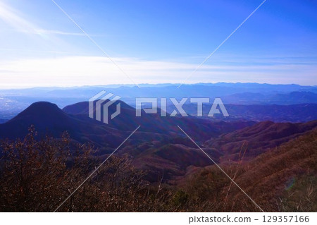 Mount Kamongatake, Mount Haruna, the three Jomo mountains, mountain climbing, summit, scenery Mount Kamongatake, Mount Haruna, the three Jomo mountains, mountain climbing, summit, scenery 129357166