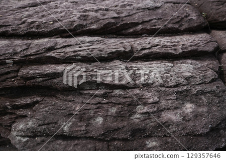 Natural ancient stone rock wall texture Natural ancient stone rock wall texture 129357646