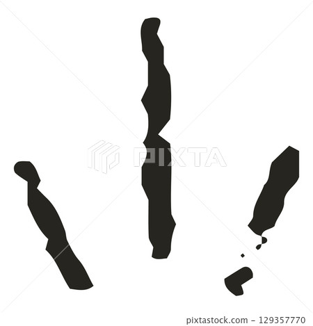 Black hand drawn crayon three stripes, pencil texture strips, chalk rays lines, vector doodle scribble beams kid drawing Black hand drawn crayon three stripes, pencil texture strips, chalk rays lines, vector doodle scribble beams kid drawing 129357770