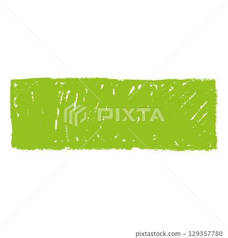 Green crayon sketch horizontal plate shape, scribble rectangle figure chalk or pencil texture, doodle kid hand drawing Green crayon sketch horizontal plate shape, scribble rectangle figure chalk or pencil texture, doodle kid hand drawing 129357780
