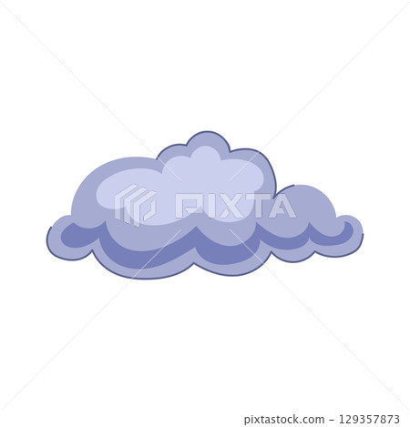 downpour rain cloud cartoon vector illustration downpour rain cloud cartoon vector illustration 129357873