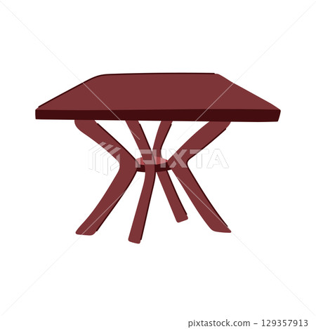dining plastic table cartoon vector illustration dining plastic table cartoon vector illustration 129357913