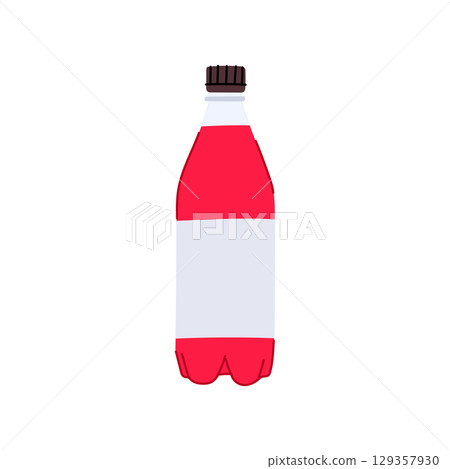 environment plastic soda bottle cartoon vector illustration environment plastic soda bottle cartoon vector illustration 129357930