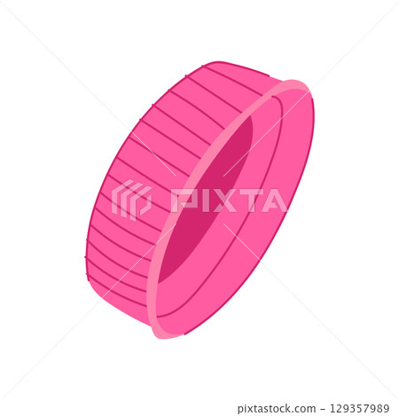 conservation plastic bottle cap cartoon vector illustration conservation plastic bottle cap cartoon vector illustration 129357989