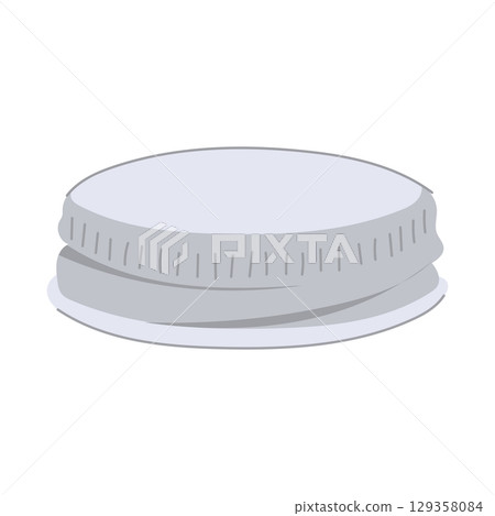 per metall bottle cap cartoon vector illustration 129358084