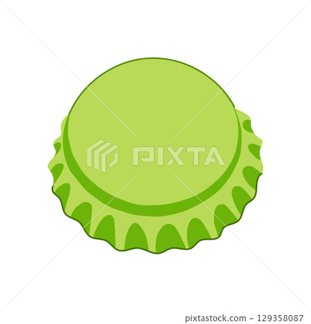 seal metall bottle cap cartoon vector illustration seal metall bottle cap cartoon vector illustration 129358087