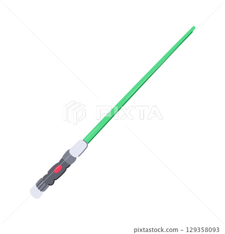 weapon light saber cartoon vector illustration 129358093