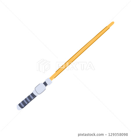 crystal light saber cartoon vector illustration crystal light saber cartoon vector illustration 129358098