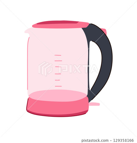 appliance kettle electric cartoon vector illustration appliance kettle electric cartoon vector illustration 129358166