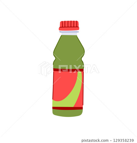 container juice bottle cartoon vector illustration container juice bottle cartoon vector illustration 129358239