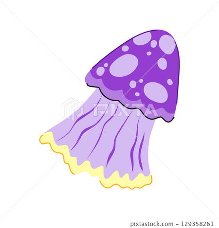 plankton jellyfish cartoon vector illustration plankton jellyfish cartoon vector illustration 129358261