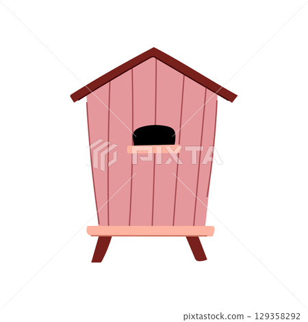 honeycomb hive cartoon vector illustration 129358292