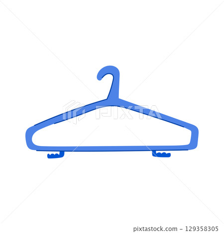 cloorganization hanger plastic cartoon vector illustration cloorganization hanger plastic cartoon vector illustration 129358305