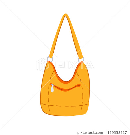 tote handbag woman leather cartoon vector illustration tote handbag woman leather cartoon vector illustration 129358317