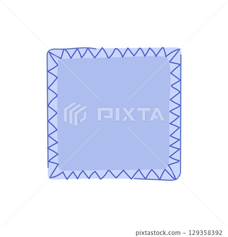 badge fabric patches cartoon vector illustration 129358392