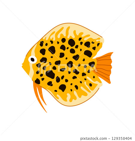 arowana exotic fish cartoon vector illustration arowana exotic fish cartoon vector illustration 129358404