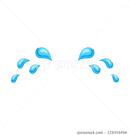 sadness cry cartoon vector illustration 129358494