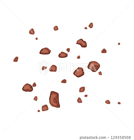 crispy cookie crumb cartoon vector illustration crispy cookie crumb cartoon vector illustration 129358508