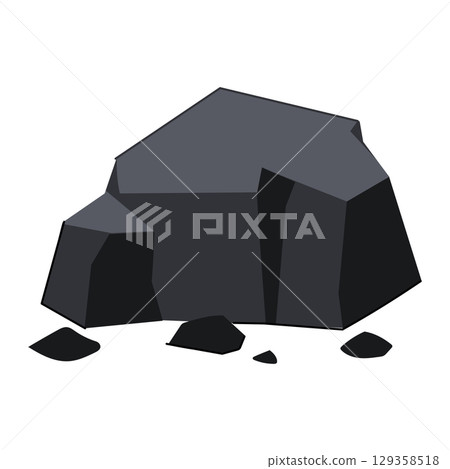 subbituminous coal ore cartoon vector illustration subbituminous coal ore cartoon vector illustration 129358518