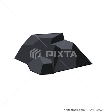 bituminous coal ore cartoon vector illustration bituminous coal ore cartoon vector illustration 129358520