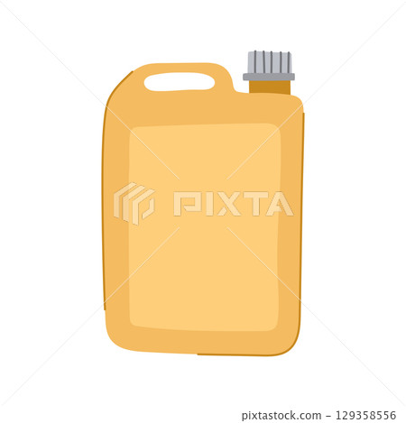 ecofriendly canister plastic cartoon vector illustration 129358556