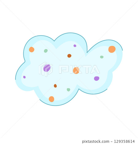 decor boho cloud cartoon vector illustration 129358614