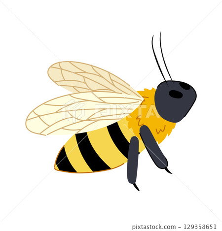 beekeeping bee cartoon vector illustration beekeeping bee cartoon vector illustration 129358651