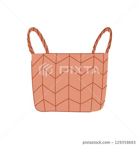 tradition basket easter cartoon vector illustration tradition basket easter cartoon vector illustration 129358683