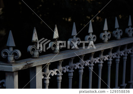 Western-style fence Western-style fence 129358836