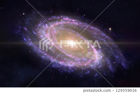 Space galaxy and stars. 129359016