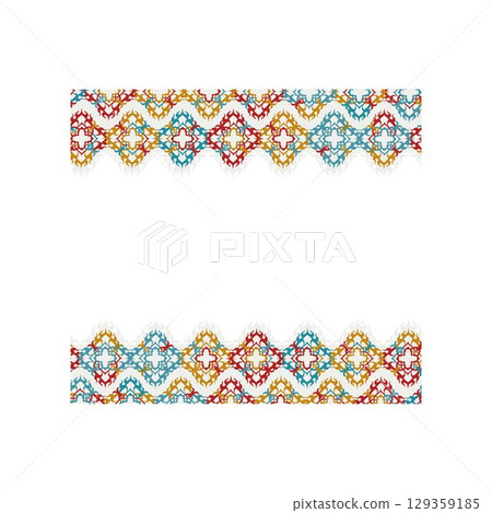 mandala flower And seamless pattern luxury vector 129359185